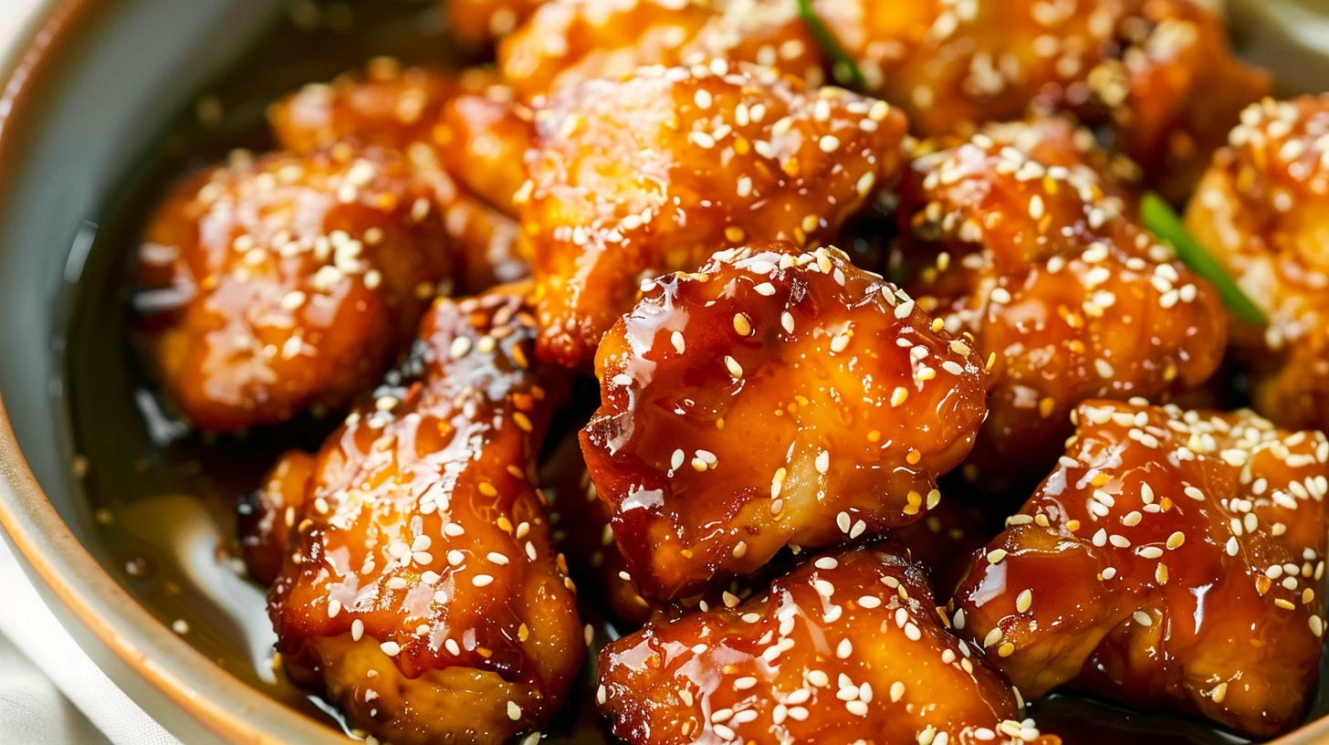 Baked Honey Sesame Chicken