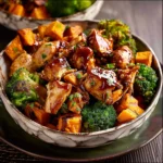 Bbq Chicken and Roasted Sweet Potato Bowls