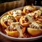 Beef-stuffed Shells With Creamy Ricotta Filling