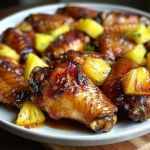 Brown Sugar Pineapple Wings Chicken