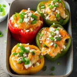 Buffalo Chicken Stuffed Peppers