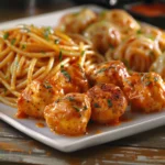 Buffalo Garlic Chicken Bites and Ranch Cajun Alfredo Twisted Pasta