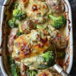 Creamy Garlic Chicken With Roasted Baby Potatoes
