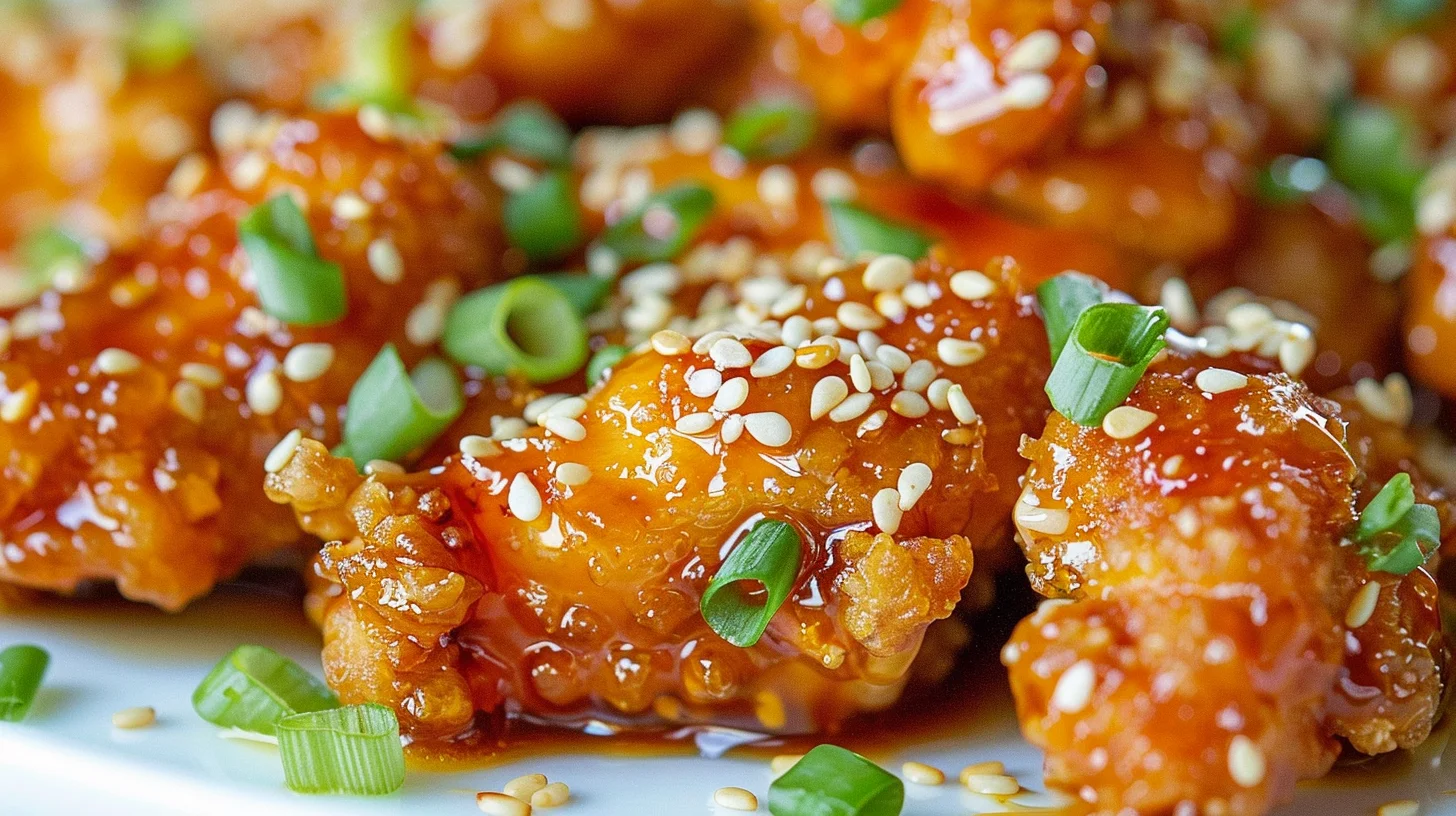 Crispy Chinese Honey Garlic Chicken