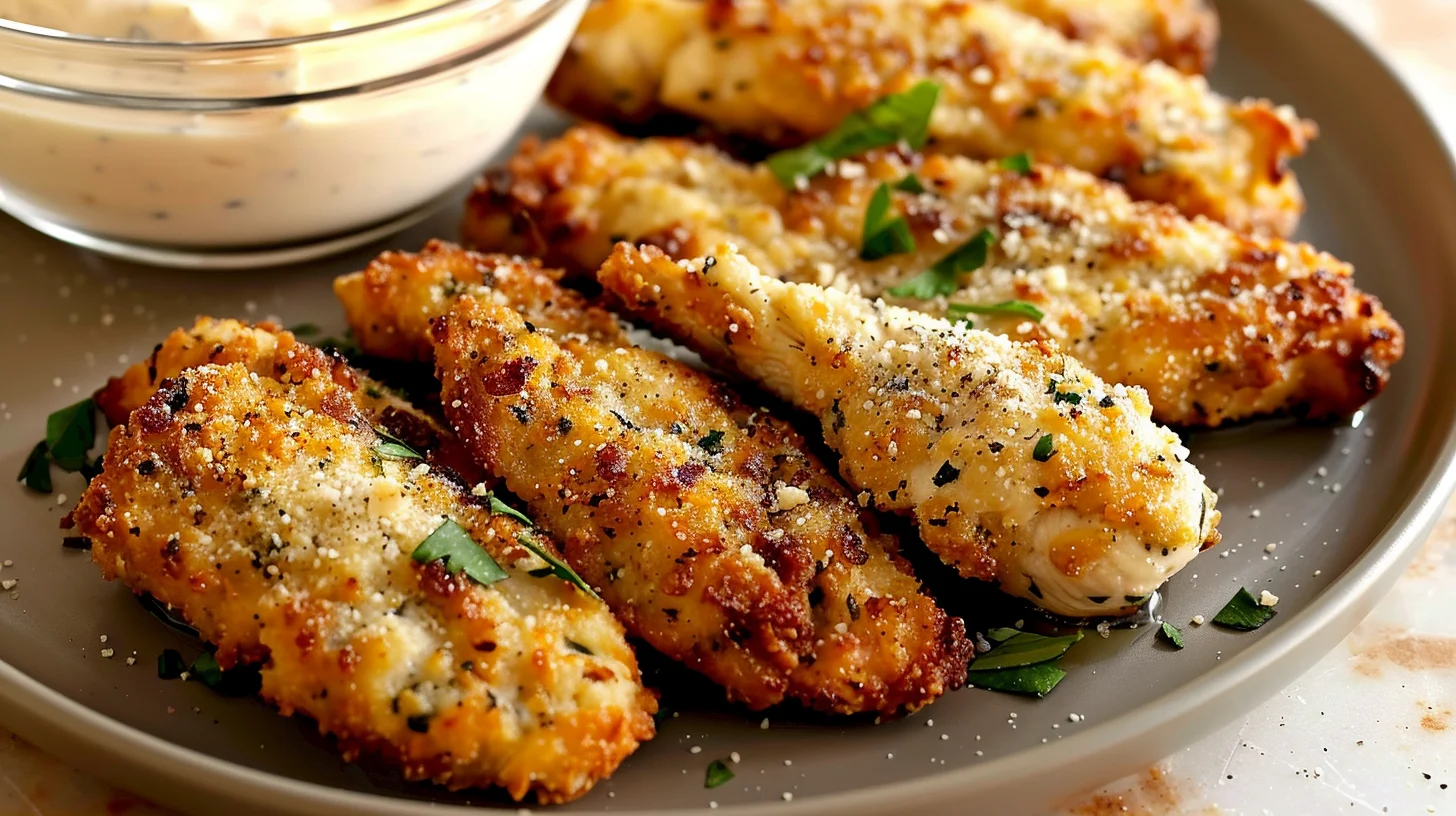Crispy Ranch Parmesan Chicken Tenders