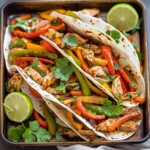Easy Sheet Pan Chicken Fajitas