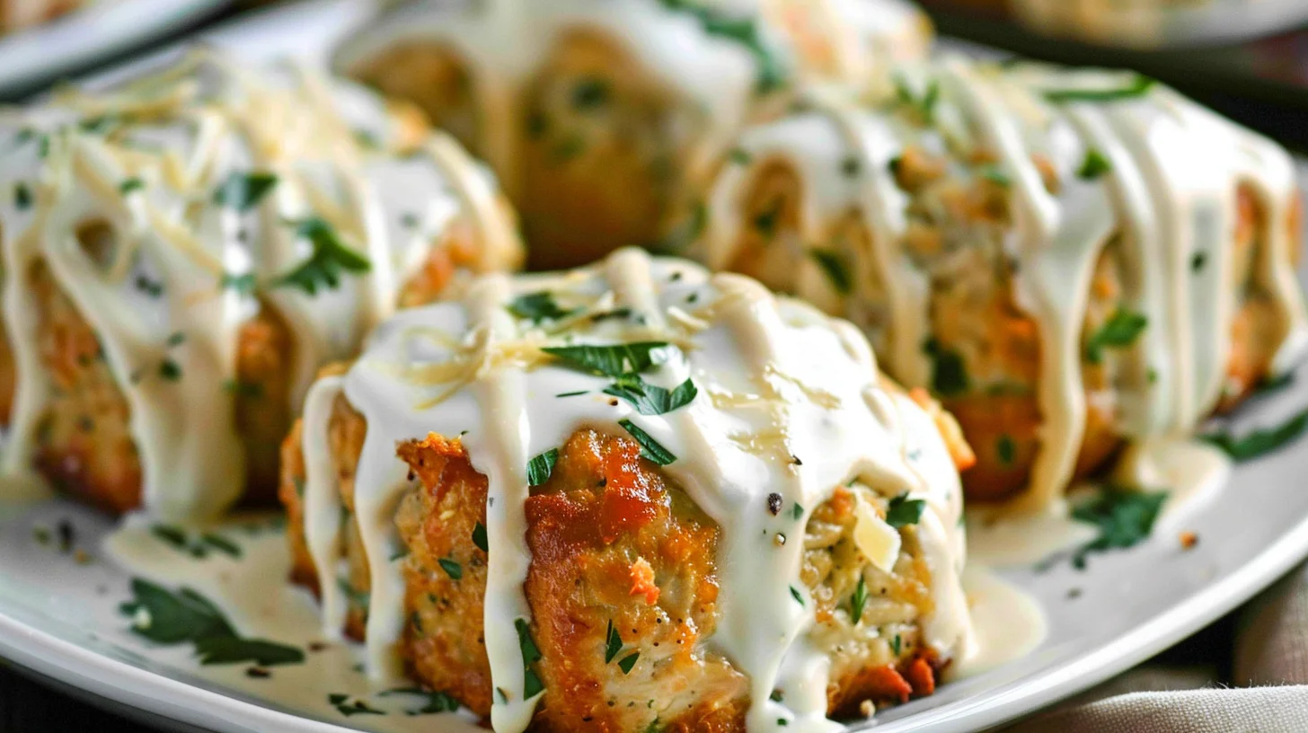 Garlic Parmesan Chicken Meatloaf