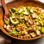 Grilled Honey Lime Chicken and Avocado Street Corn Dip