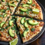 Honey Lime Chicken and Avocado Pizza