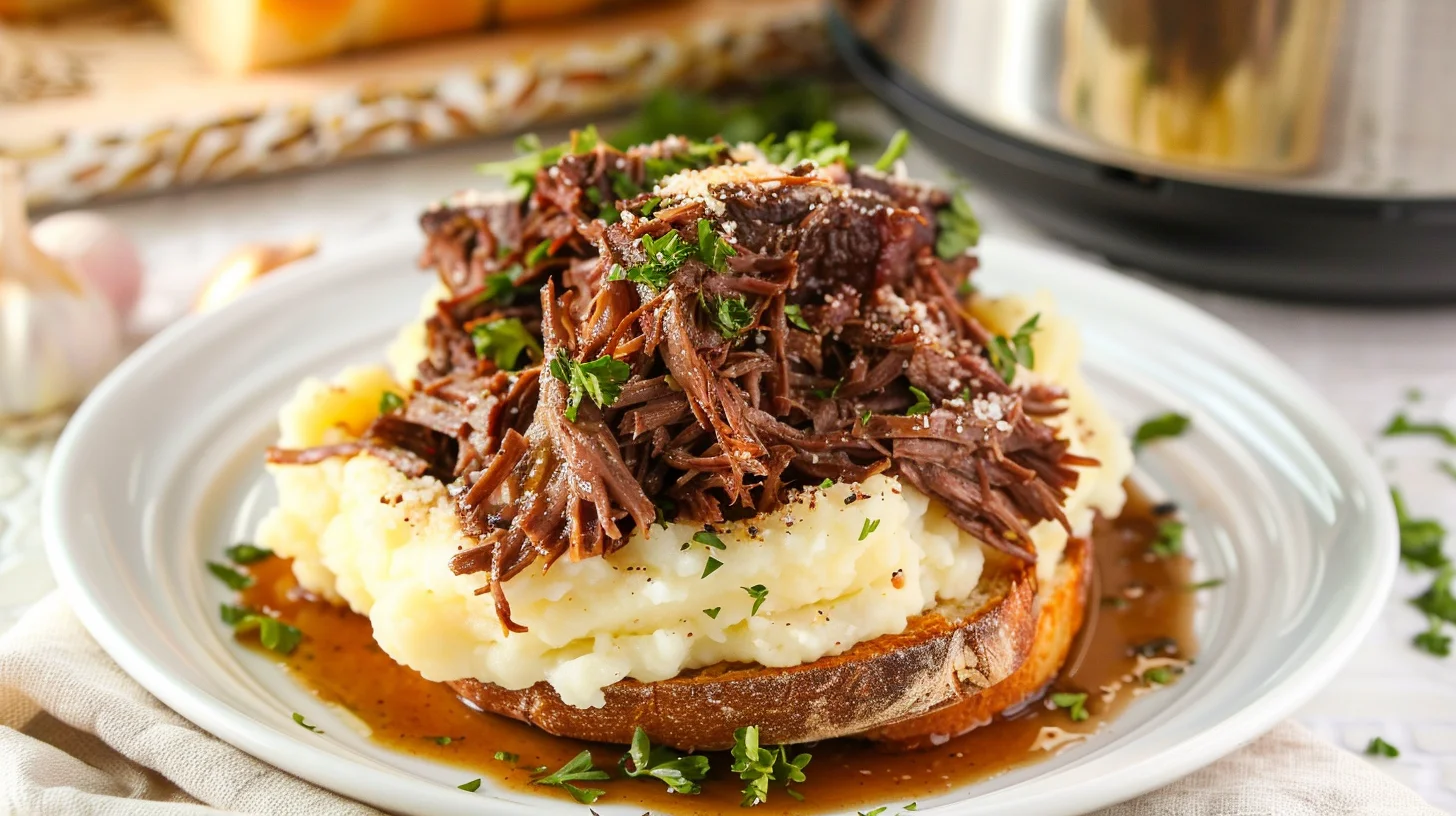 Slow Cooker Beef Manhattan