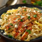 Smoky Paprika Chicken Alfredo With Lemon Feta