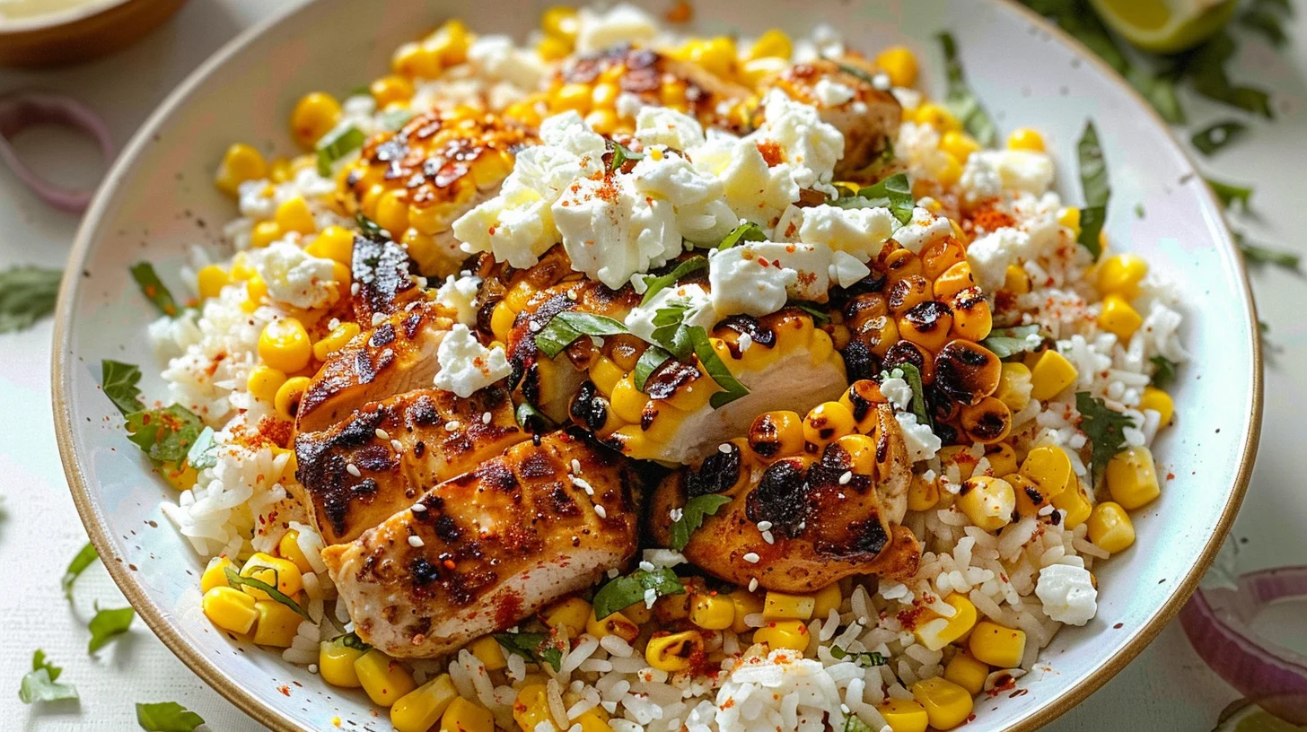 Street Corn Chicken Bowls