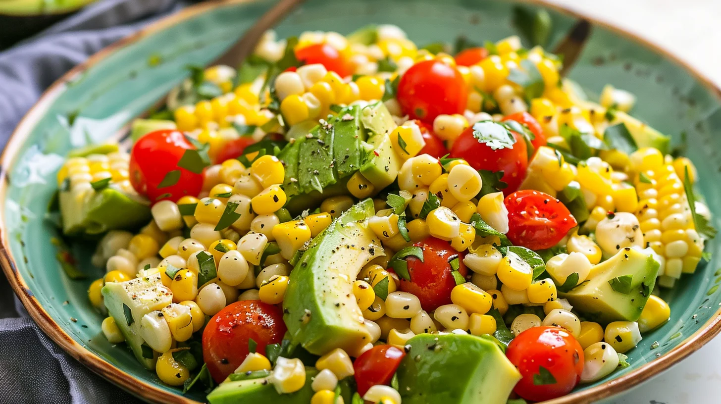Summer Corn Salad With Avocado