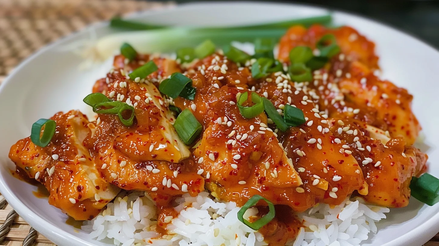 20 Minute Spicy Garlic Chicken