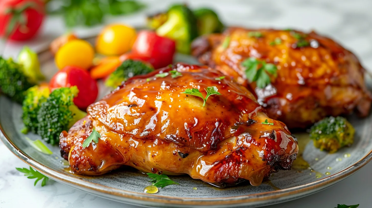 Air Fryer Honey Dijon Chicken