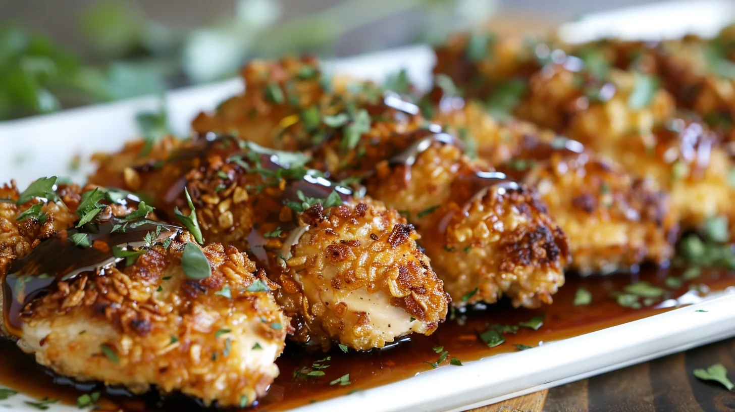 Baked Crunchy Maple Dijon Chicken
