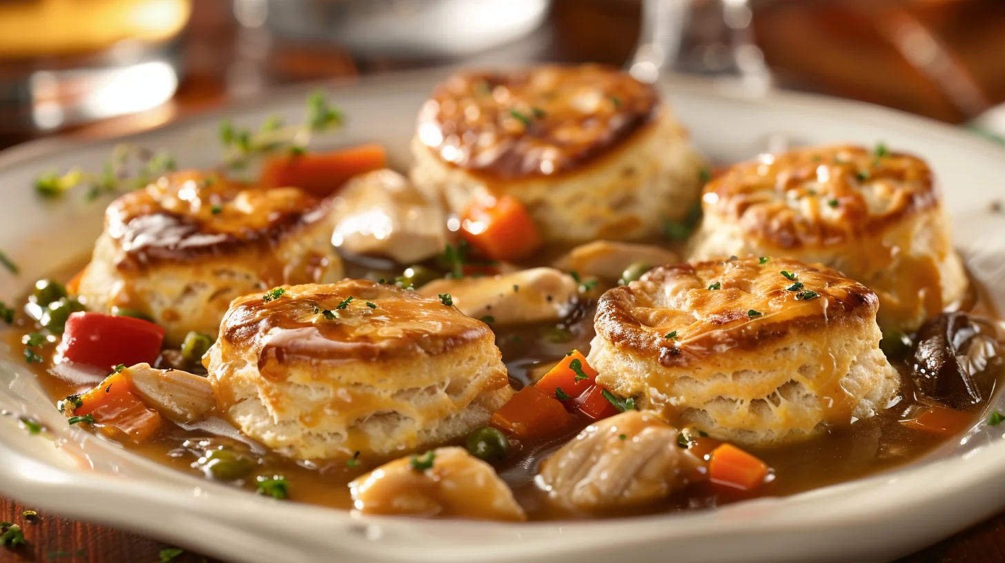 Biscuit Chicken Pot Pie