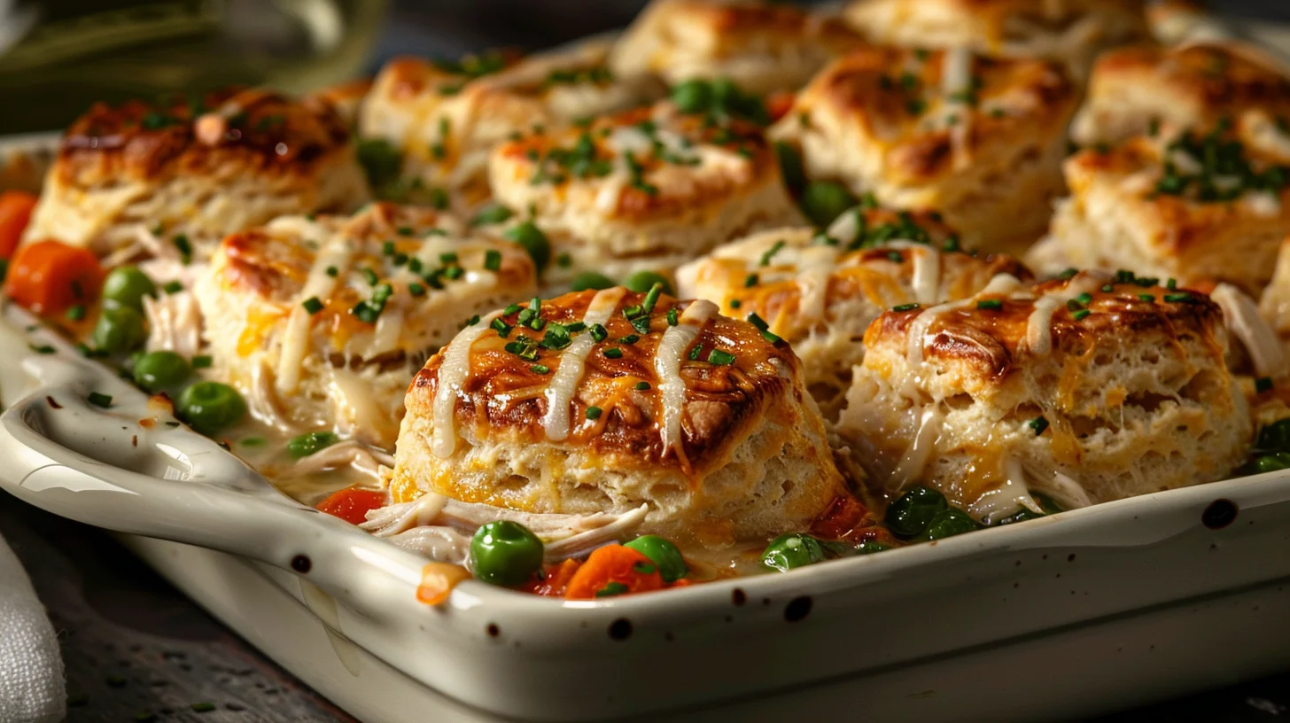 Cheddar Bay Biscuit Chicken Pot Pie Recipe