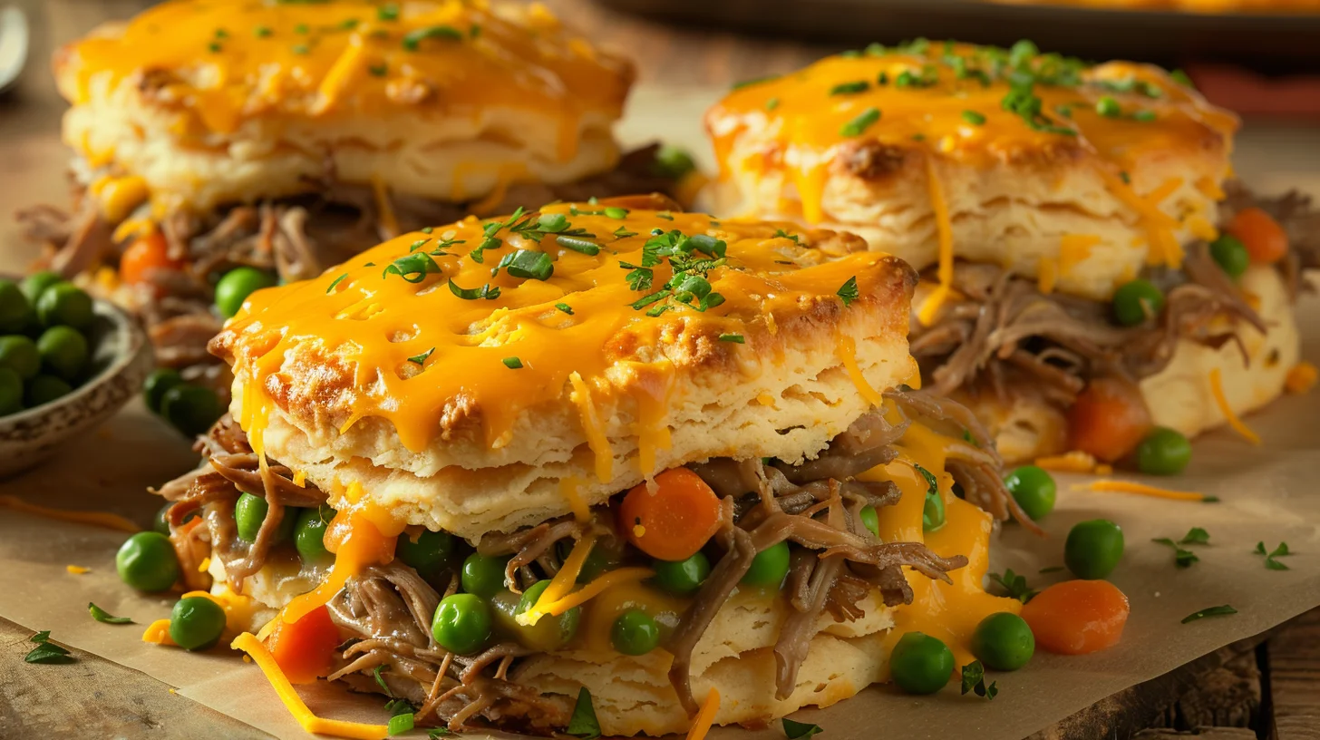 Cheddar Bay Biscuit Chicken Pot Pie