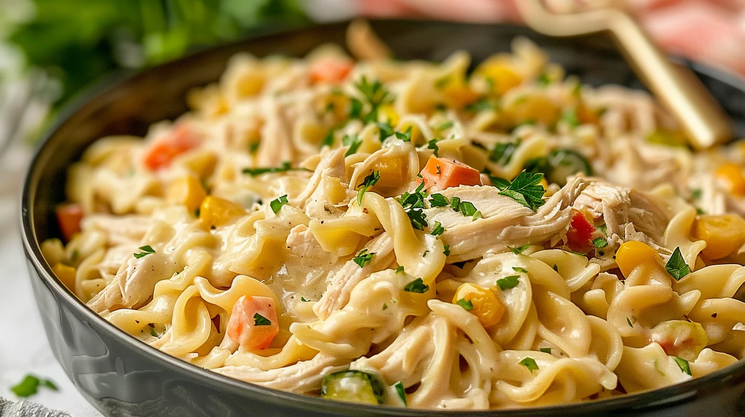 Chicken Pot Pie Pasta