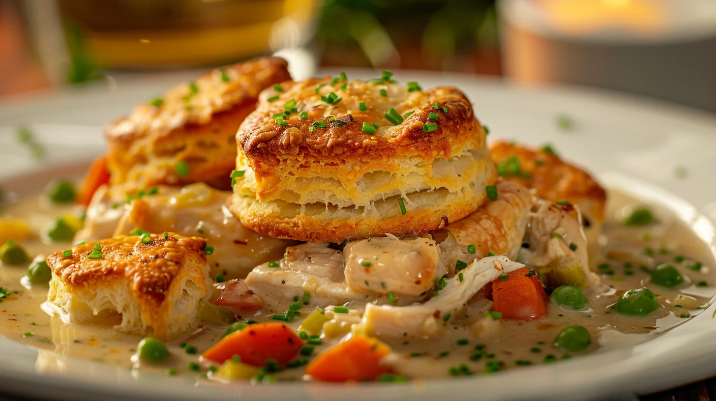 Chicken Pot Pie Recipe With Biscuits