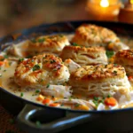 Chicken Pot Pie With Grandma's Biscuits
