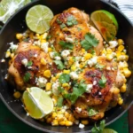 Cilantro Lime Chicken and Corn Bowl