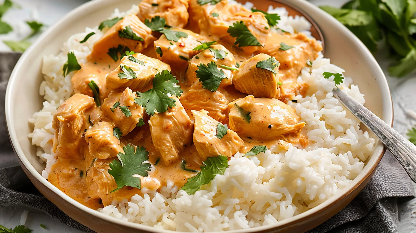 Creamy Coconut Chicken Rice Bowl