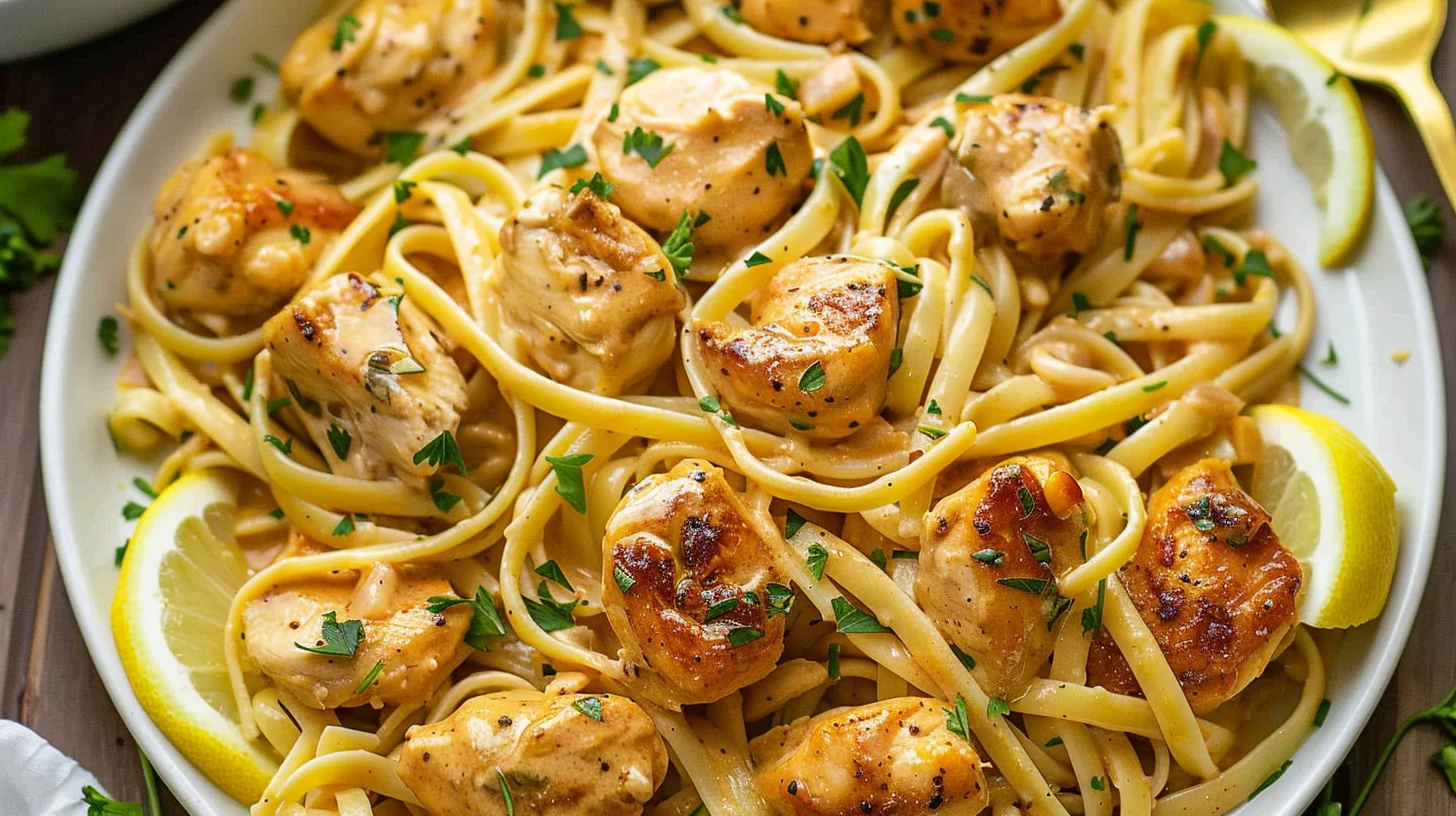 Creamy Cowboy Butter Chicken Linguine
