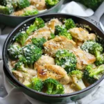 Creamy Garlic Chicken and Broccoli Bowls