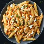 Creamy Harissa Chicken Pasta With Feta
