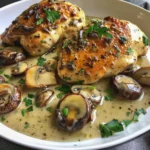 Creamy Honey Dijon Chicken With Mushrooms