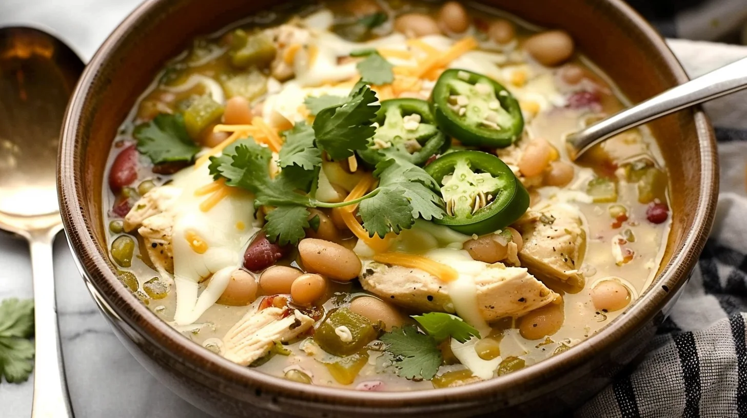 Crock Pot White Chicken Chili