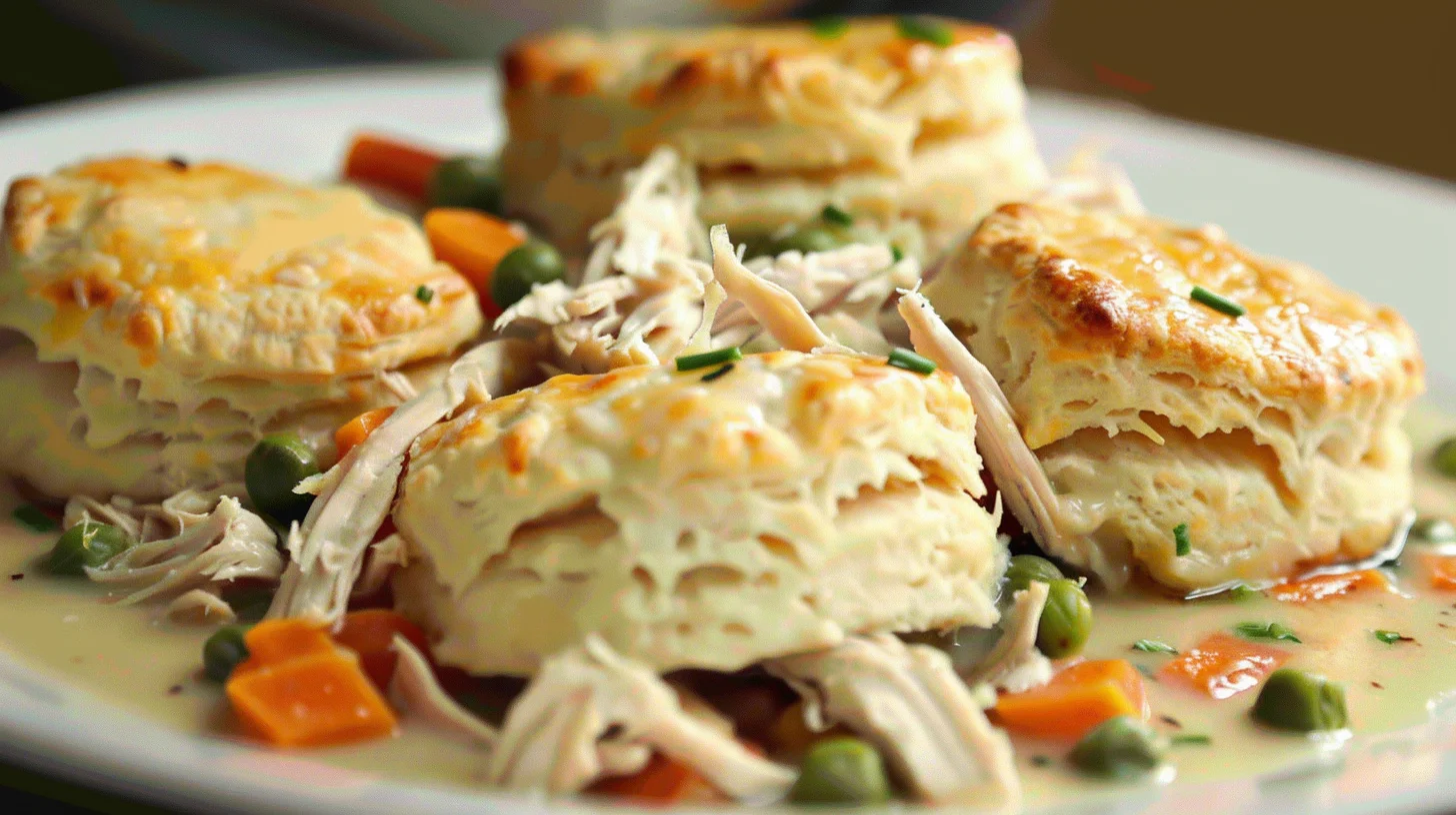 Crockpot Chicken Pot Pie Casserole