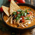 Crockpot Chicken Tortilla Soup With Cream Cheese