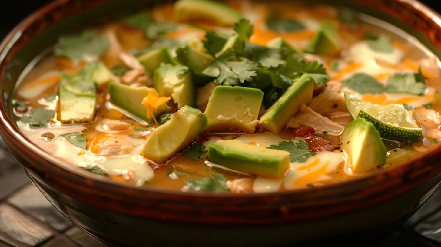 Crockpot Chicken Tortilla Soup
