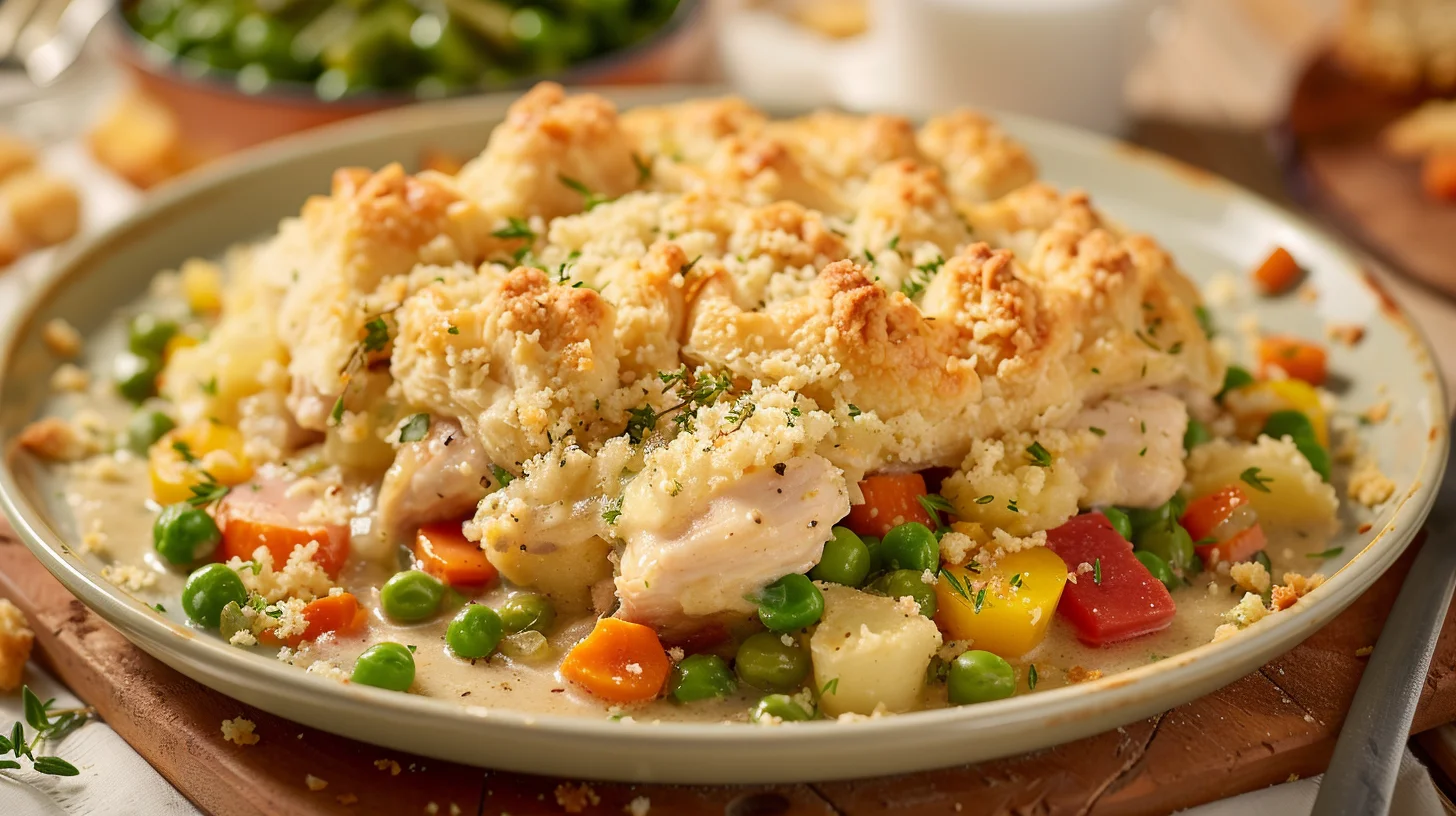 Crustless Chicken Pot Pie Recipe