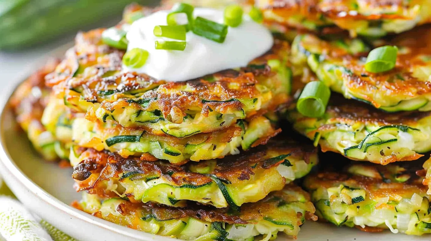 Easy Crispy Zucchini Fritters Recipe