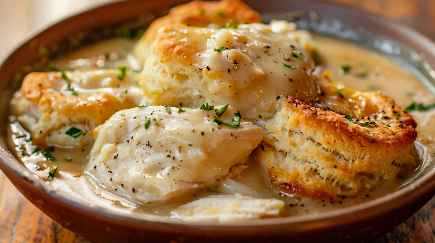 Easy Crockpot Chicken and Dumplings