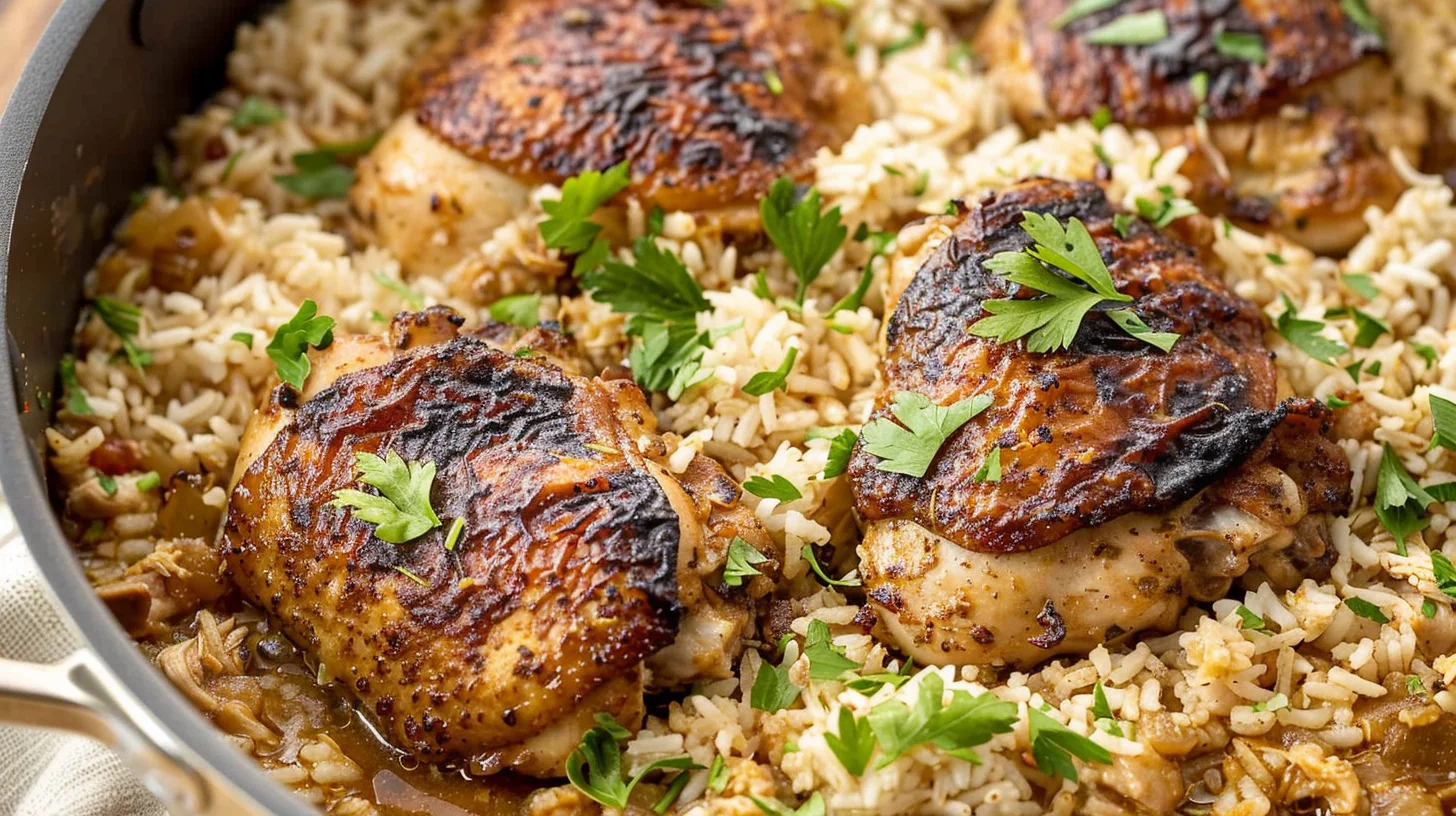 Easy One Pot Chicken and Rice