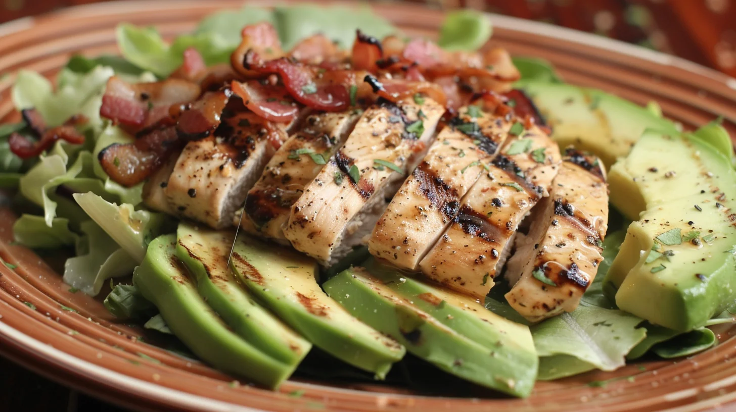 Grilled Chicken Cobb Salad With Honey Dijon