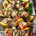 Grilled Greek Chicken Souvlaki and Yogurt Marinade Kebabs
