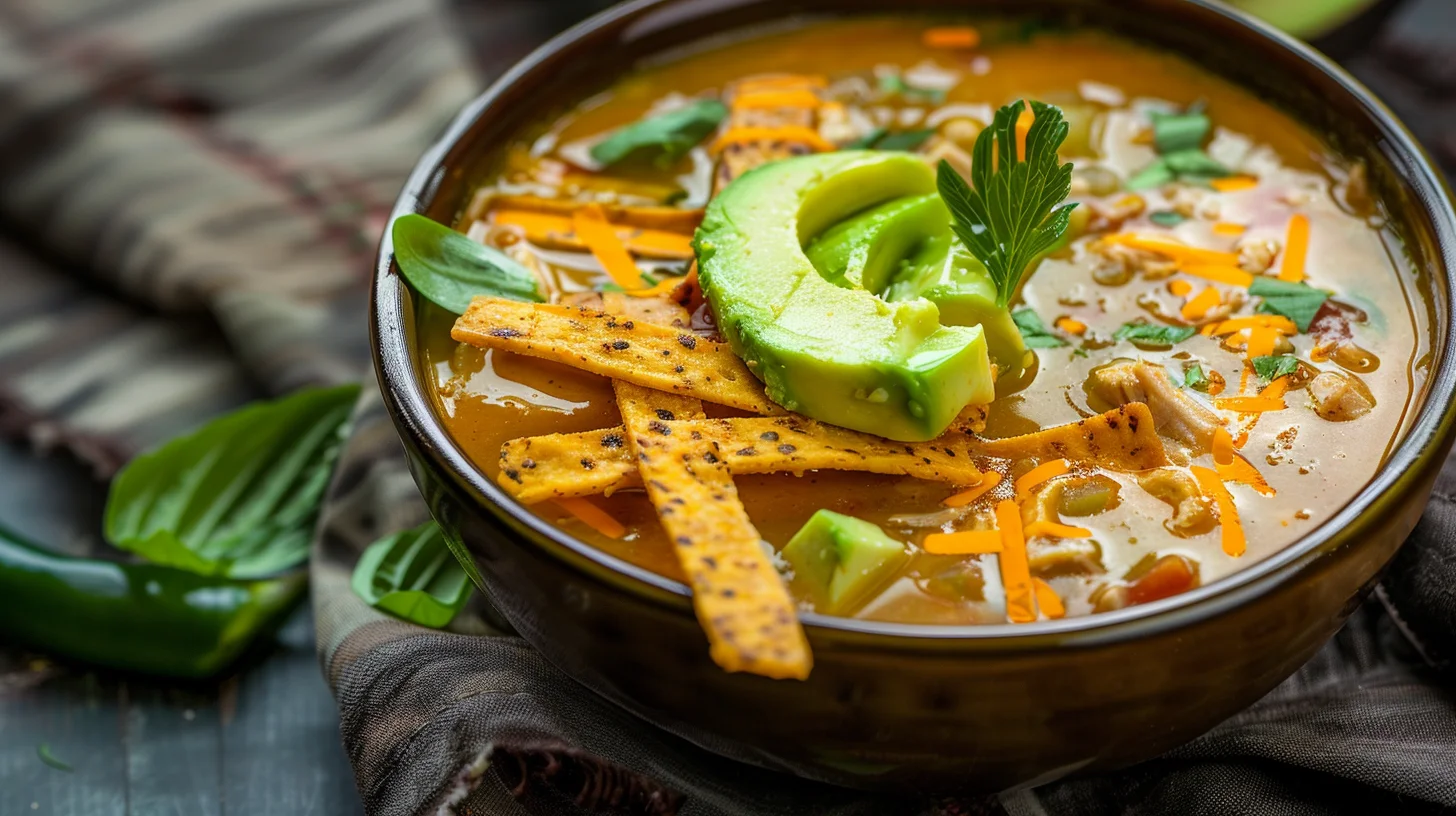 Healthy Chicken Tortilla Soup