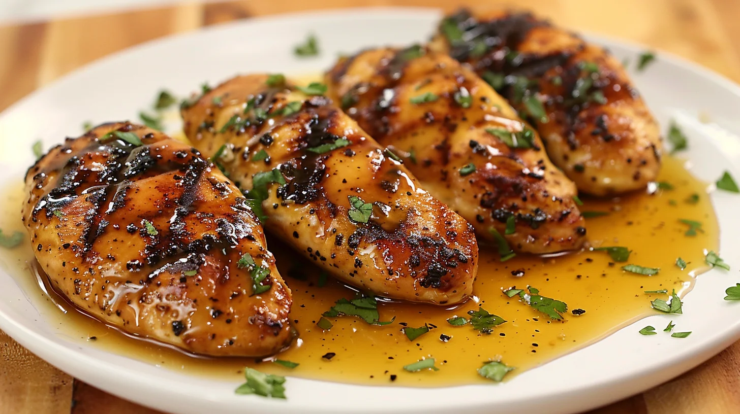 Honey Dijon Garlic Chicken Breasts