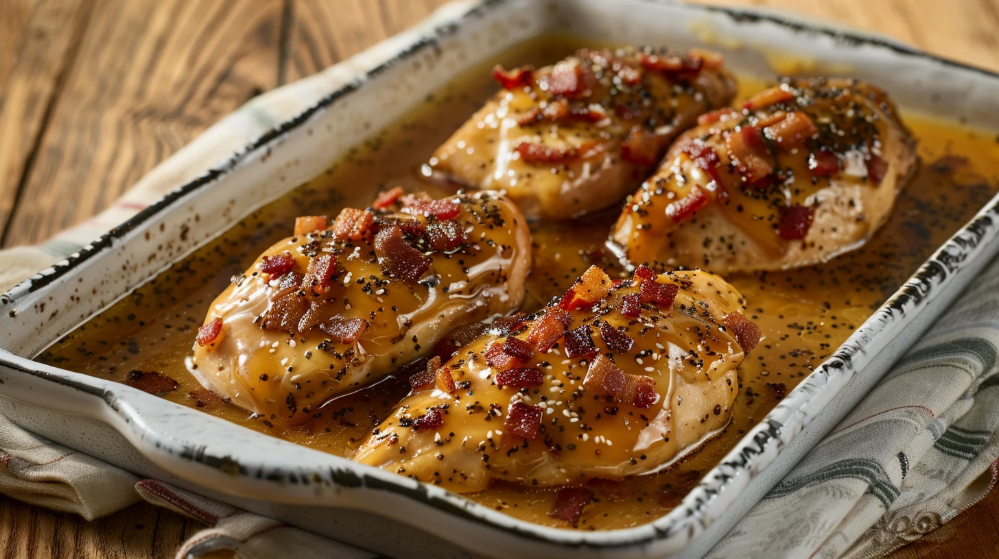 Honey Mustard Chicken With Bacon