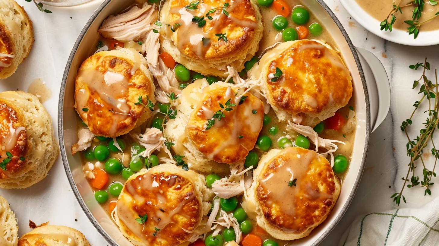 Instant Pot Country Chicken and Biscuits