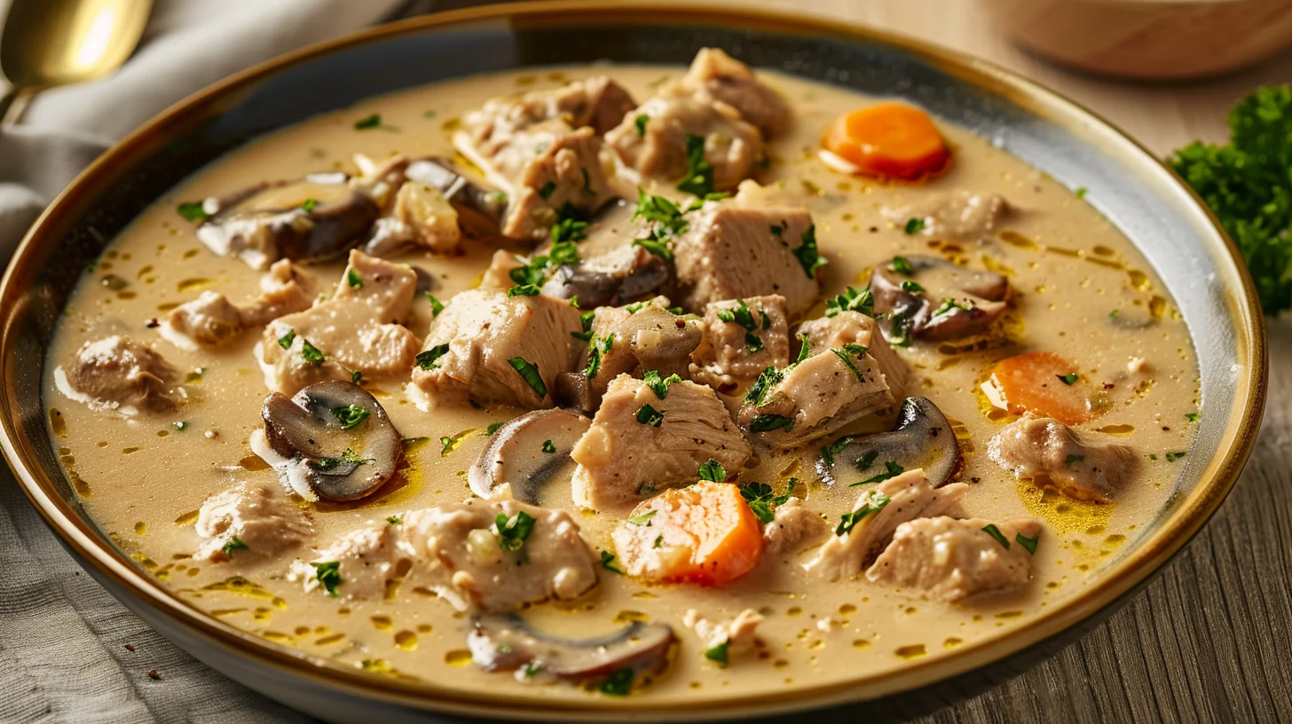 Keto Chicken Pot Pie Soup