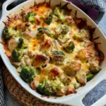 Lowcarb Chicken Alfredo Bake