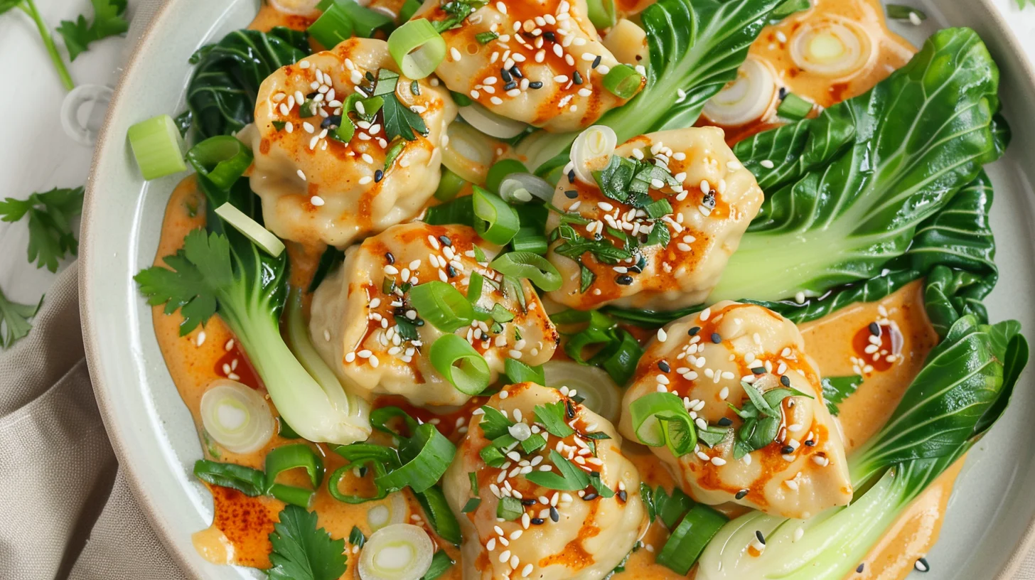 One Pan Dumpling Dinner