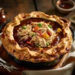 One-pot Barbecue Chicken Pot Pie